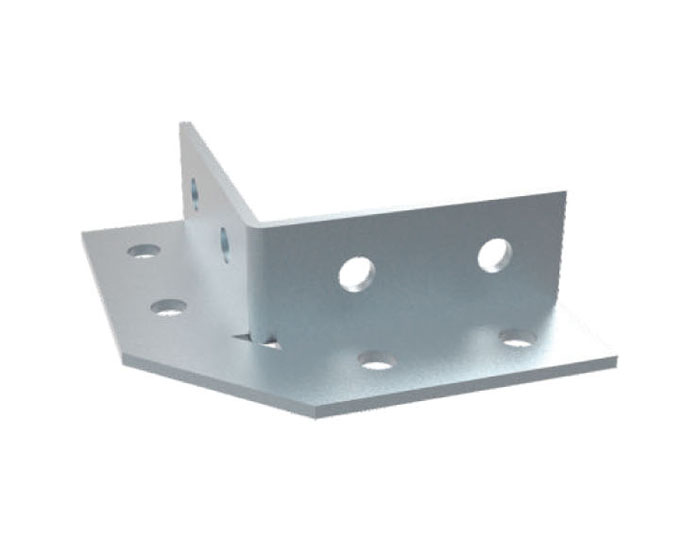 八孔彎角連接件90°